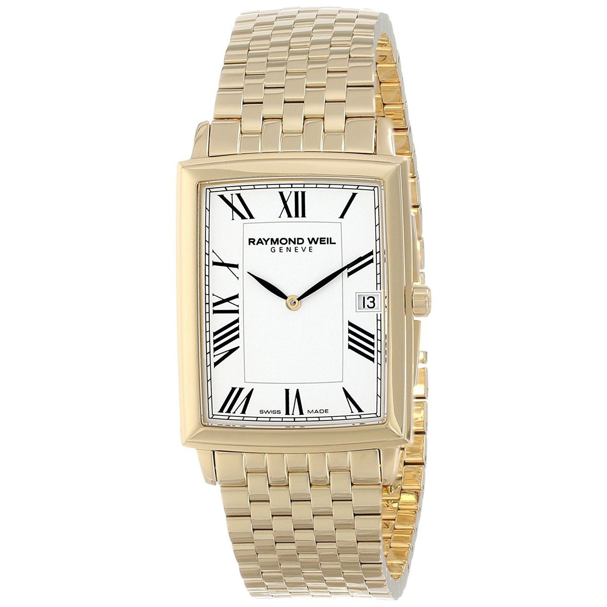 Raymond Weil Men&#39;s 5456-P-00300 Tradition Gold-Tone Stainless Steel Watch