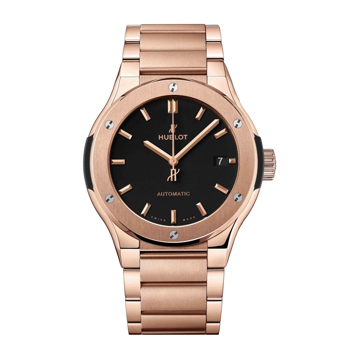Hublot Men's 548.OX.1180.OX Classic Fusion Rose-Tone 18Kt Rose Gold Watch