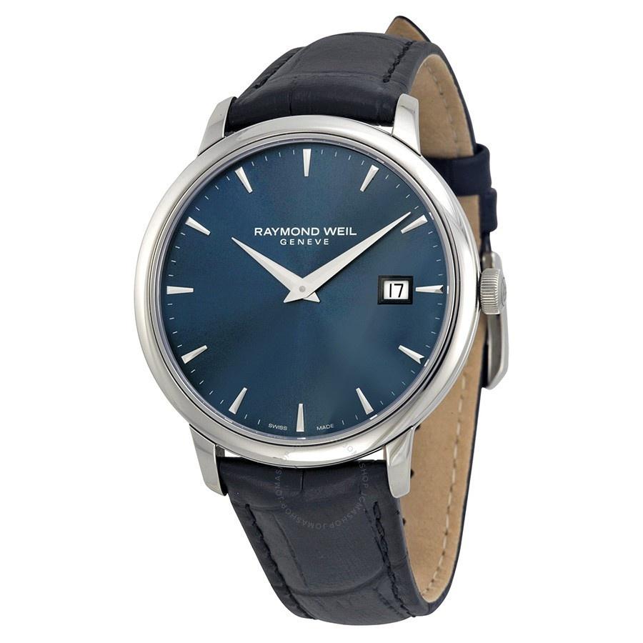Raymond Weil Men&#39;s 5488-STC-50001 Toccata Black Leather Watch