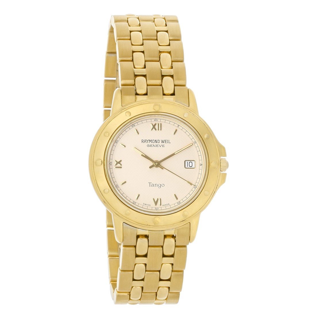 Raymond Weil Men's 5560-G-WI Tango Gold-Tone Stainless Steel Watch
