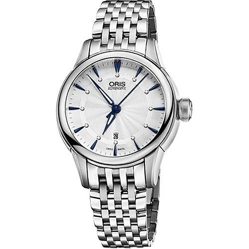Oris Women&#39;s 56176874031MB Artelier Diamond Automatic Stainless Steel Watch