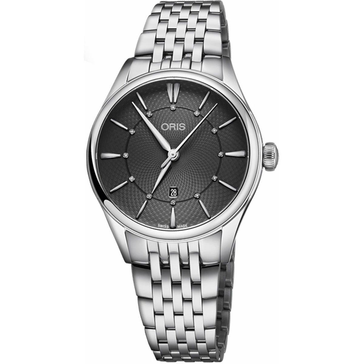 Oris Women's 56177244053MB Artelier Date Stainless Steel Watch