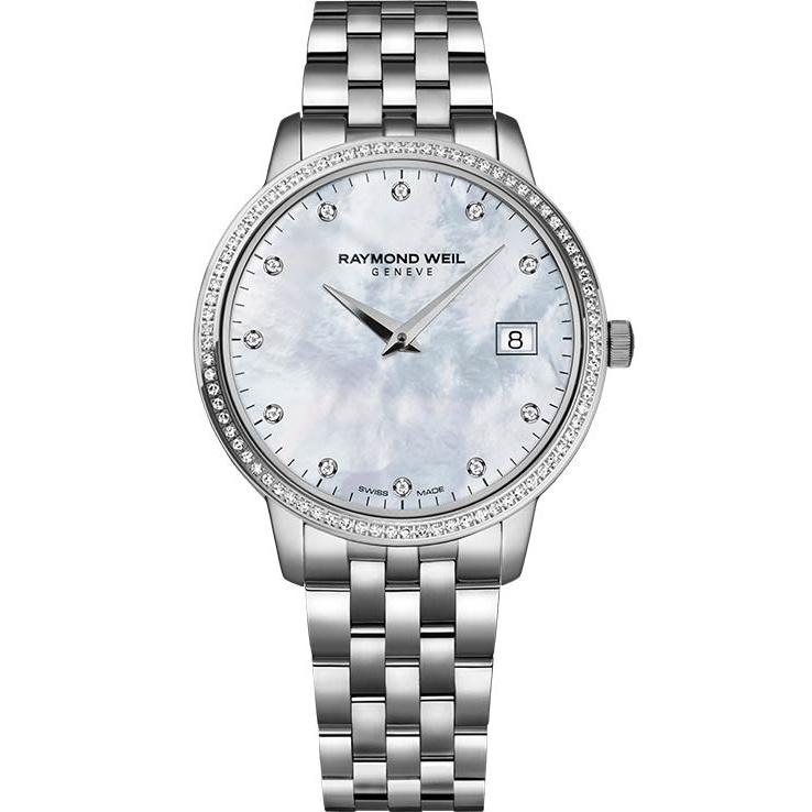 Raymond Weil Women&#39;s 5629-STS-97081 Freelancer Diamond Stainless Steel Watch