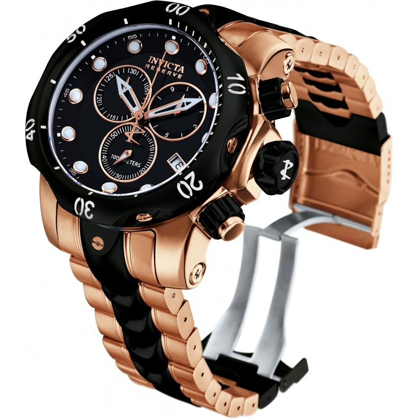 Invicta Men's 5728 Venom Chronograph Black Stainless Steel Watch