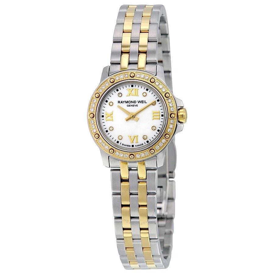 Raymond Weil Women&#39;s 5799-SPS-00995 Tango Diamond Two-Tone Stainless Steel Watch