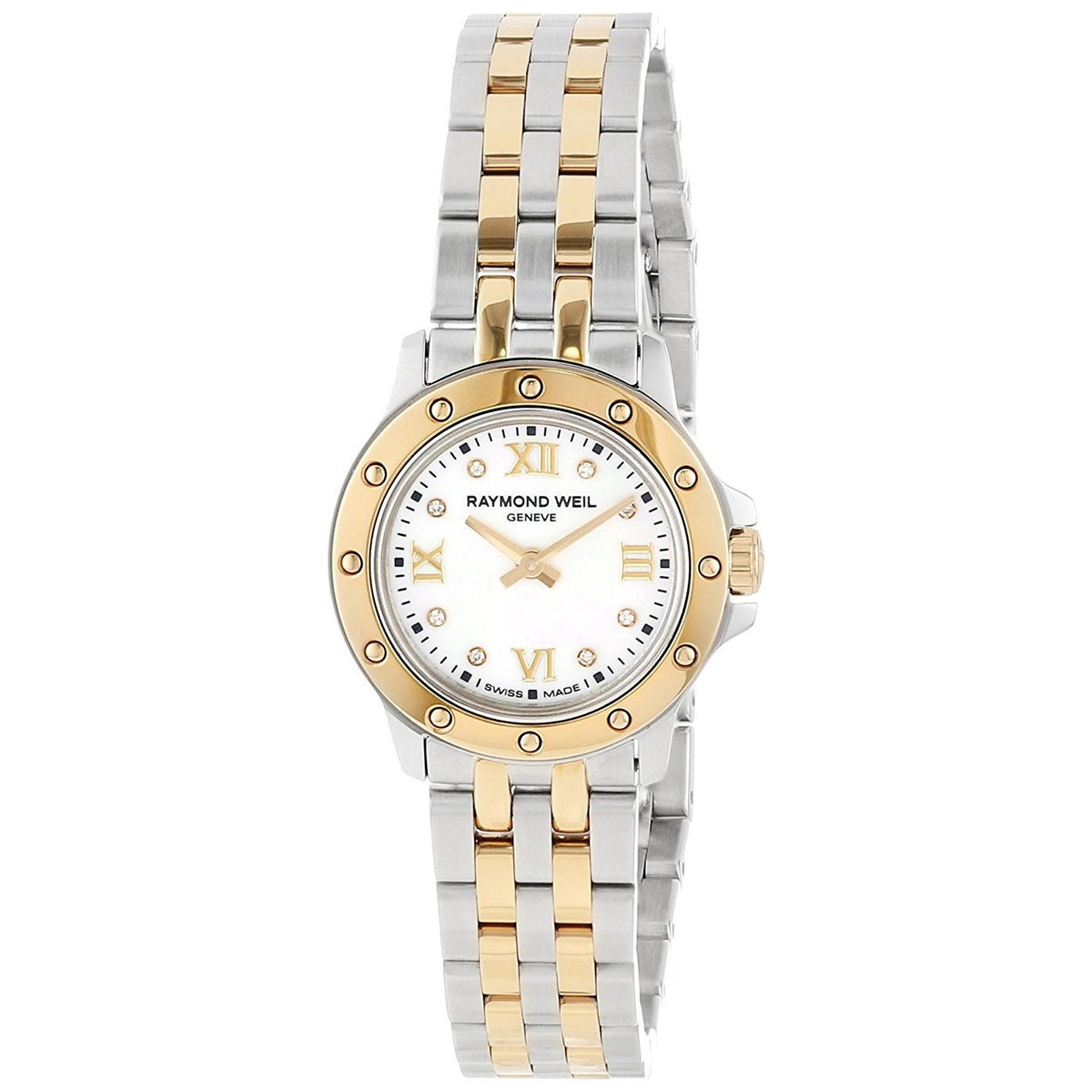 Raymond Weil Women&#39;s 5799-STP-00995 Tango Diamond Two-Tone Stainless Steel Watch