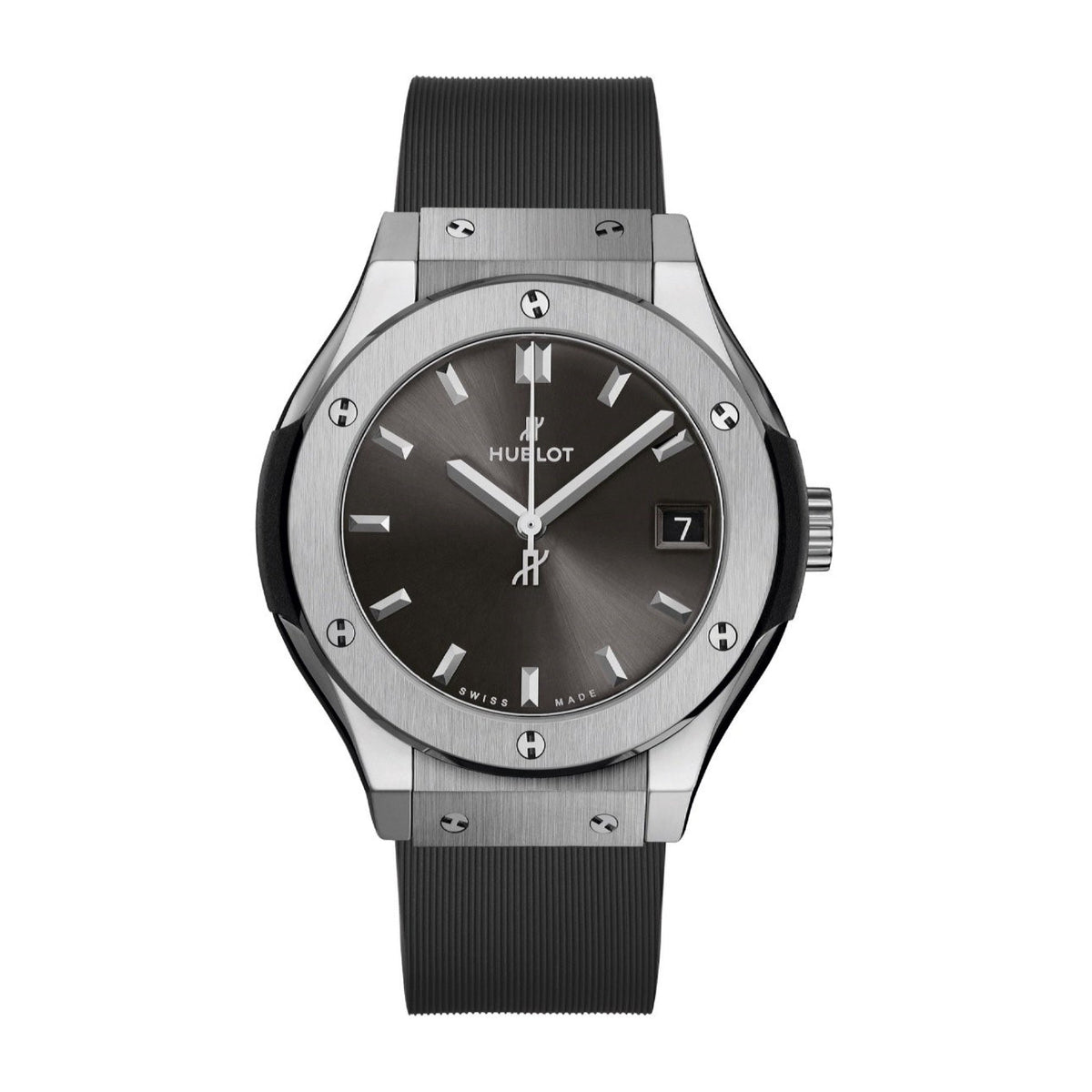 Hublot Women's 581.NX.7071.RX Classic Fusion Black Rubber Watch