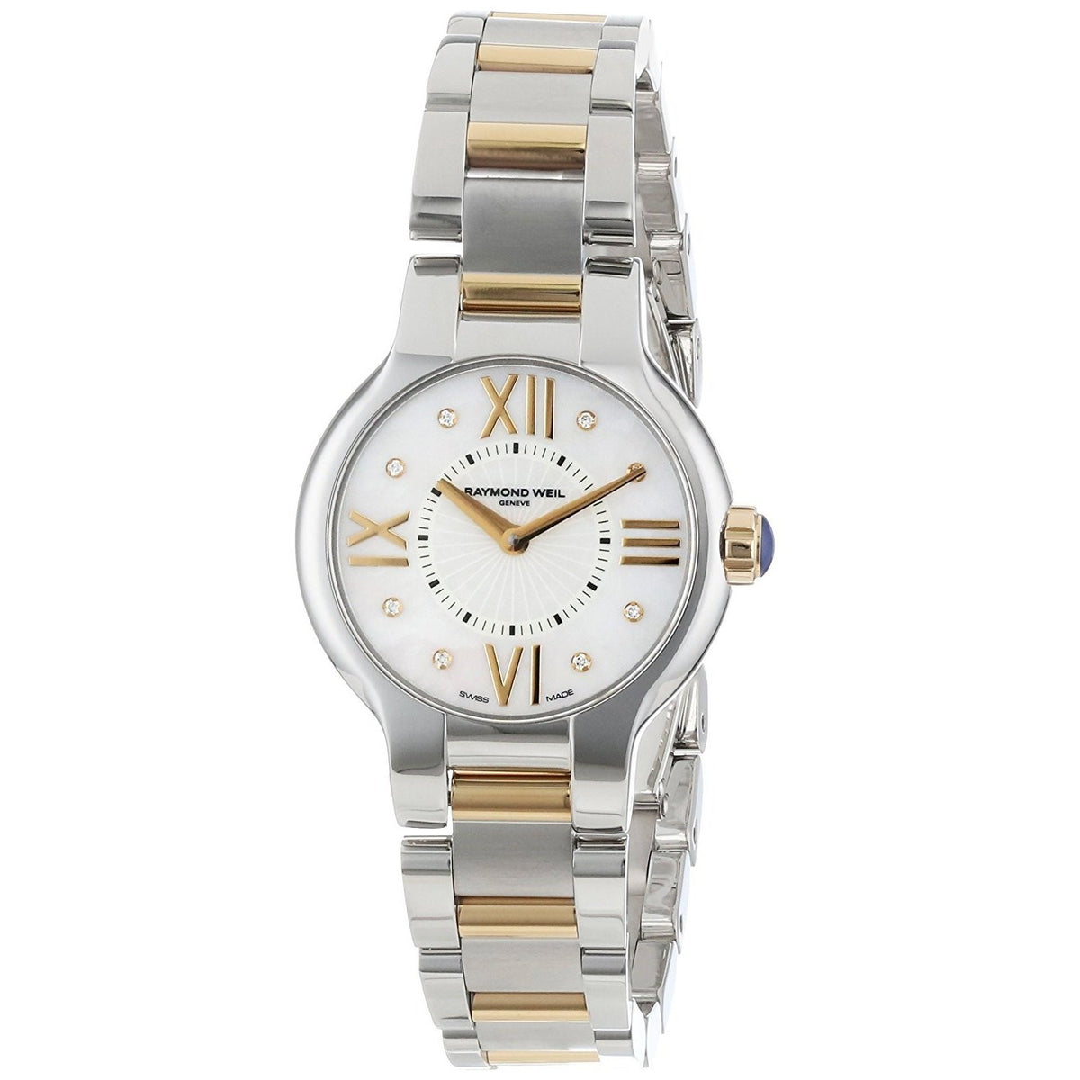 Raymond Weil Women&#39;s 5927-STP-00995 Noemia Diamond Two-Tone Stainless Steel Watch