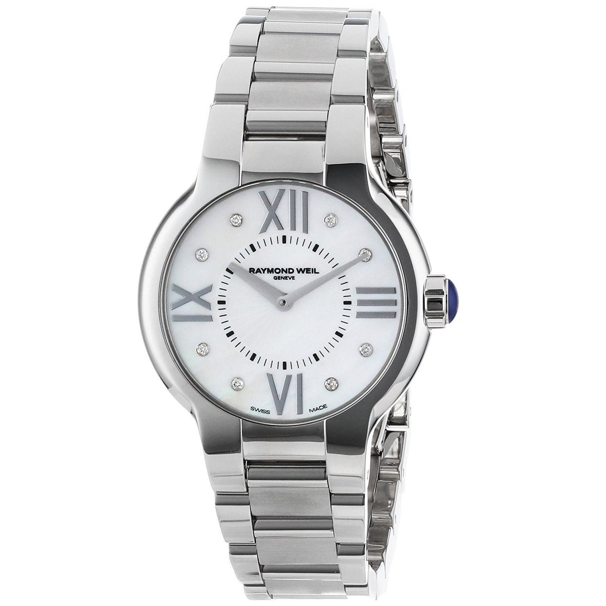 Raymond Weil Women&#39;s 5932-ST-00995 Noemia Diamond Stainless Steel Watch