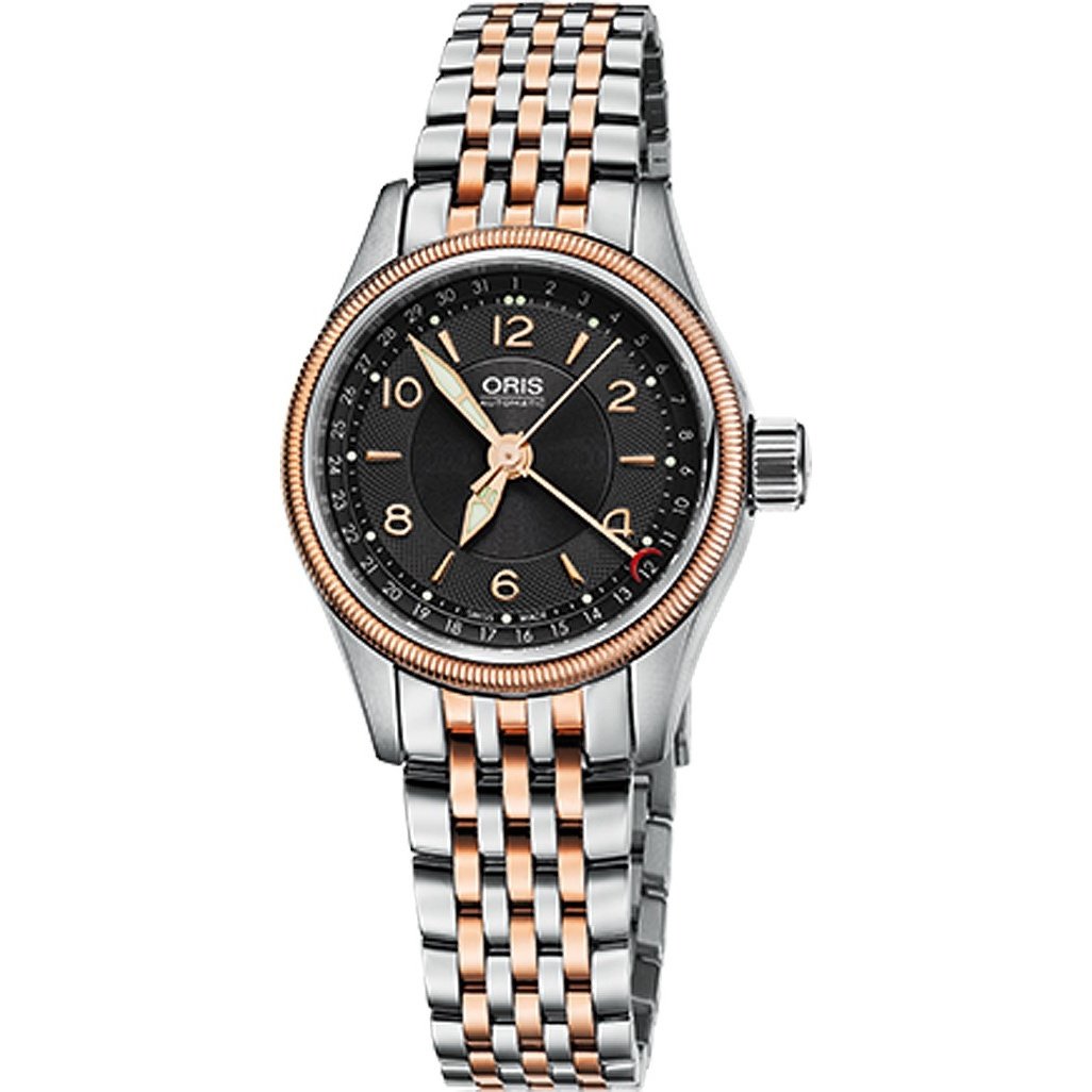 Oris Women's 59476804334MB Big Crown Pointer Date Automatic Two-Tone Stainless Steel Watch