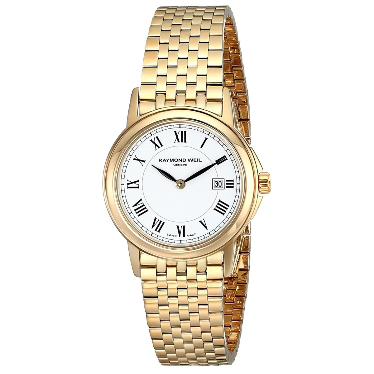 Raymond Weil Women&#39;s 5966-P-00300 Tradition Gold-Tone Stainless Steel Watch