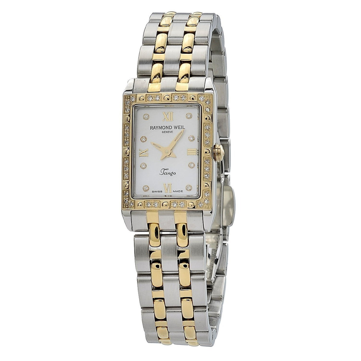 Raymond Weil Women&#39;s 5971-SPS-00995 Tango Diamond Two-Tone Stainless Steel Watch