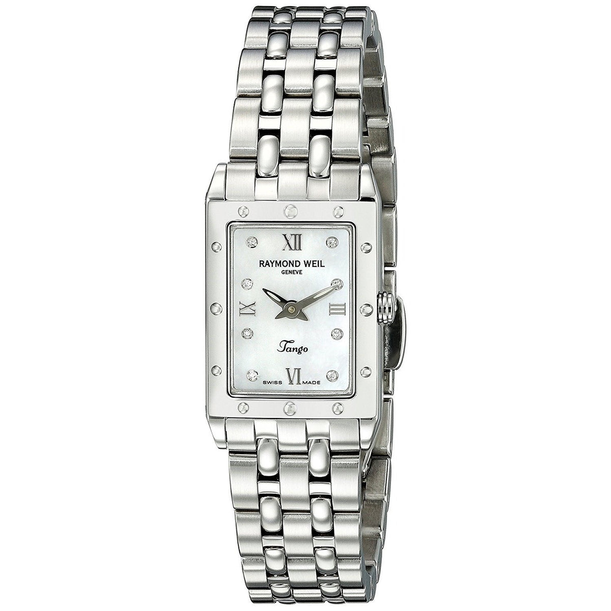 Raymond Weil Women&#39;s 5971-ST-00995 Tango Diamond Stainless Steel Watch