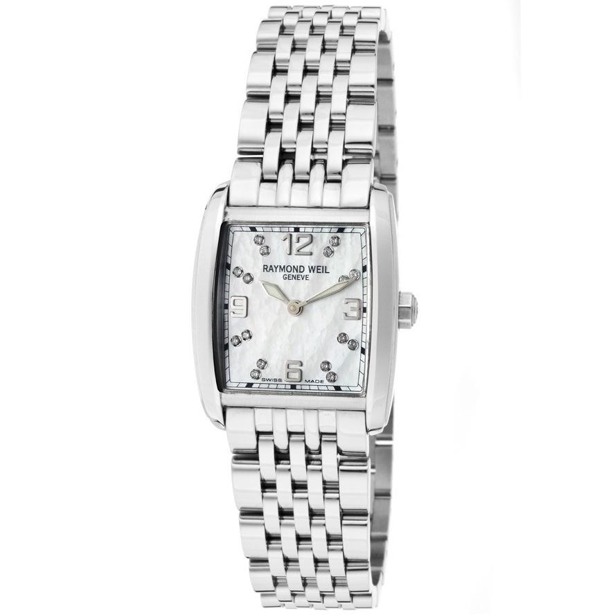 Raymond Weil Women&#39;s 5976-ST-05927 Don Giovanni Diamond Stainless Steel Watch