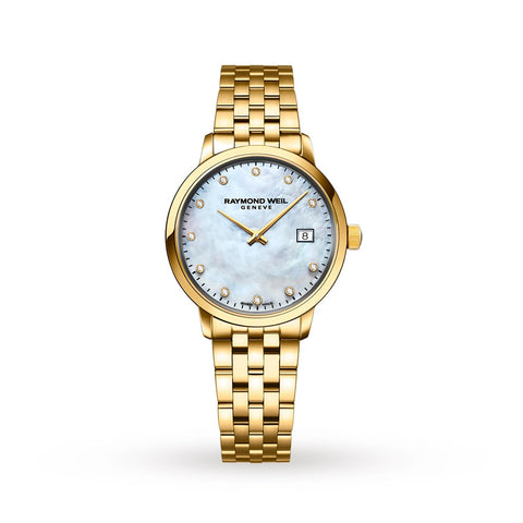 Raymond Weil Women's 5985-P-97081 Toccata Gold-Tone Stainless Steel Watch