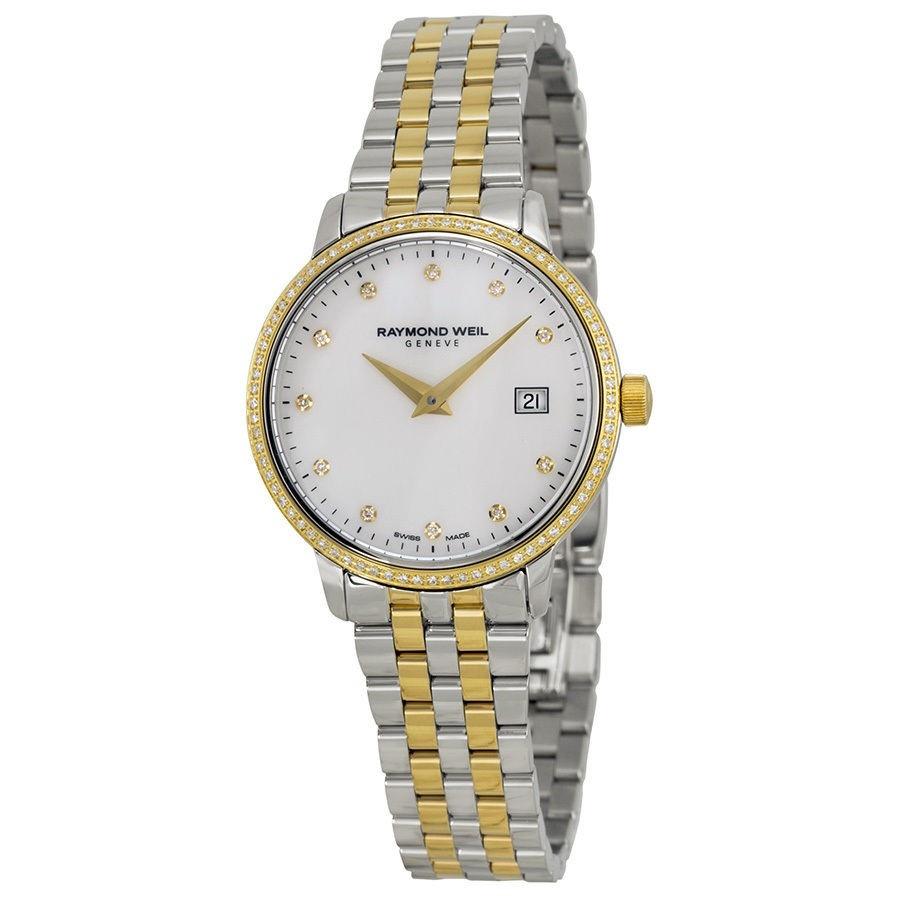 Raymond Weil Women&#39;s 5988-SPS-97081 Toccata Diamond Two-Tone Stainless Steel Watch