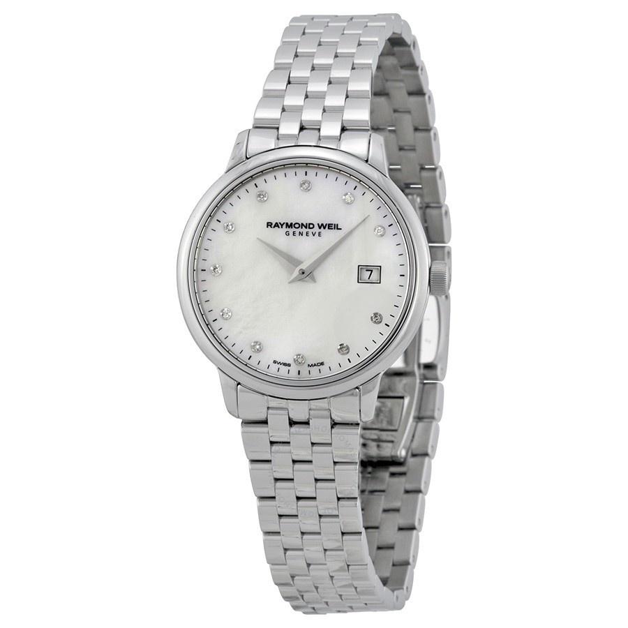 Raymond Weil Women&#39;s 5988-ST-97081 Toccata Diamond Stainless Steel Watch