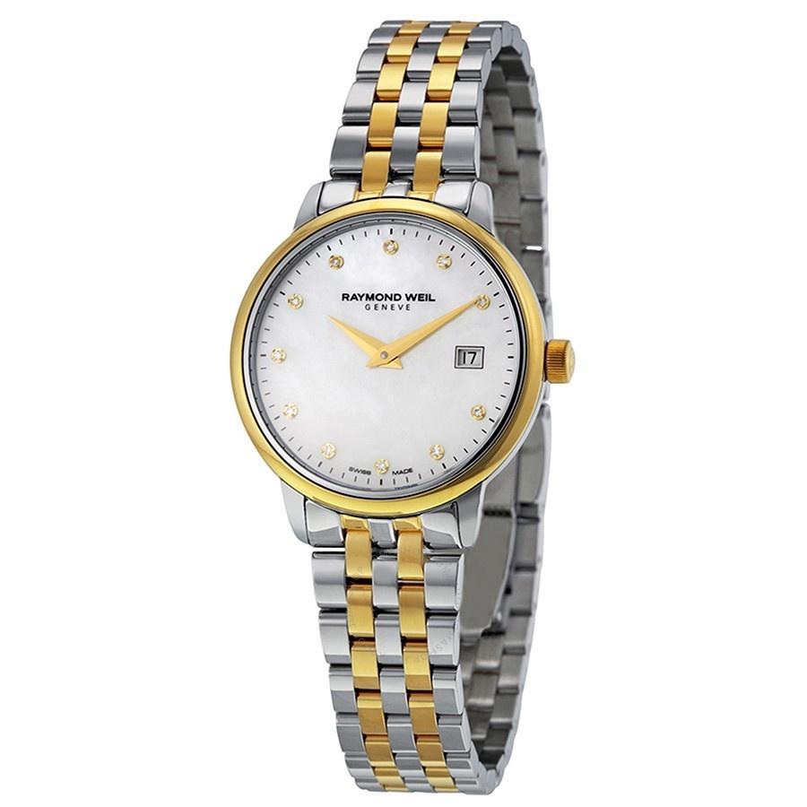 Raymond Weil Women&#39;s 5988-STP-97081 Toccata Diamond Two-Tone Stainless Steel Watch