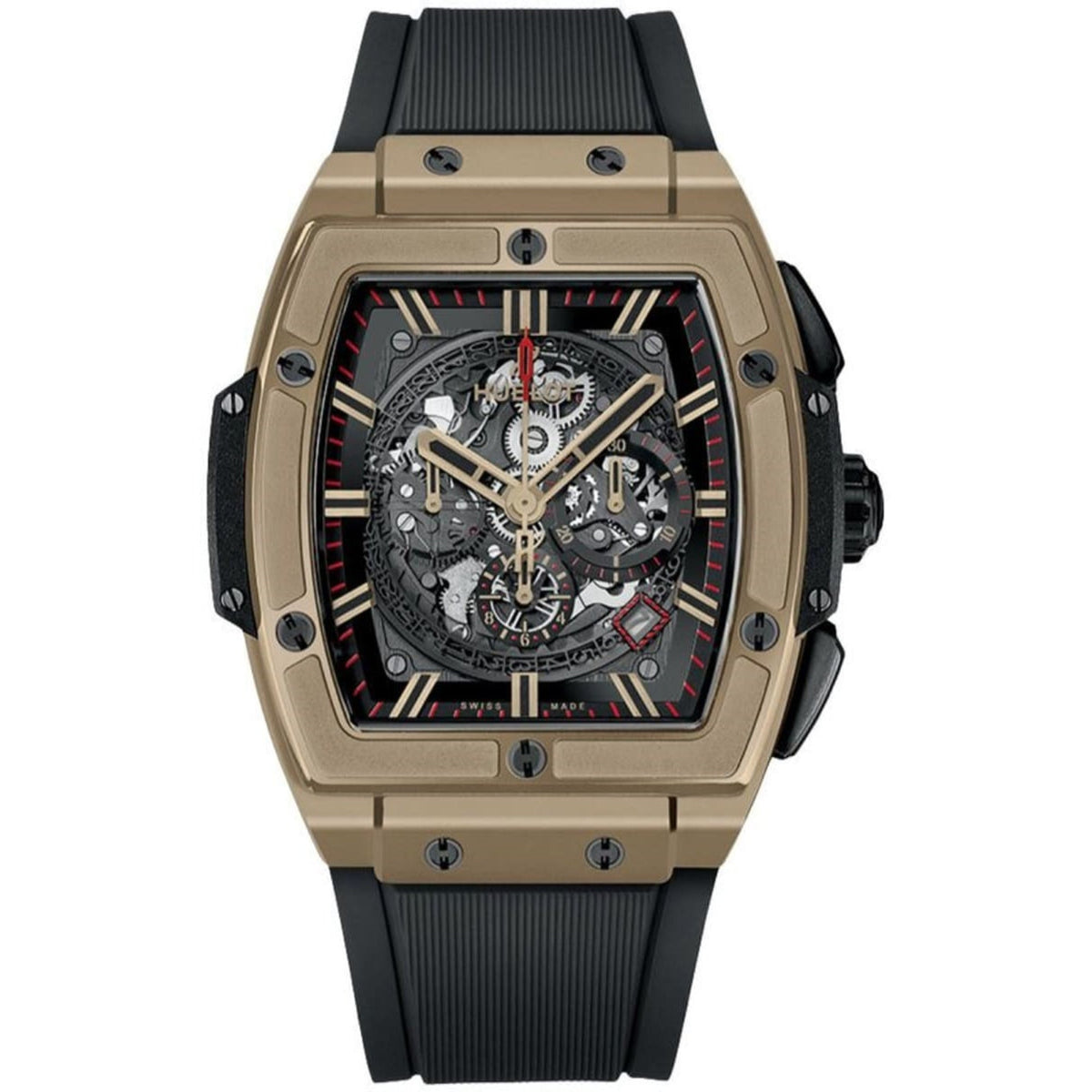 Hublot Men's 601.MX.0138.RX Spirit Of Big Bang Chronograph Black Rubber Watch