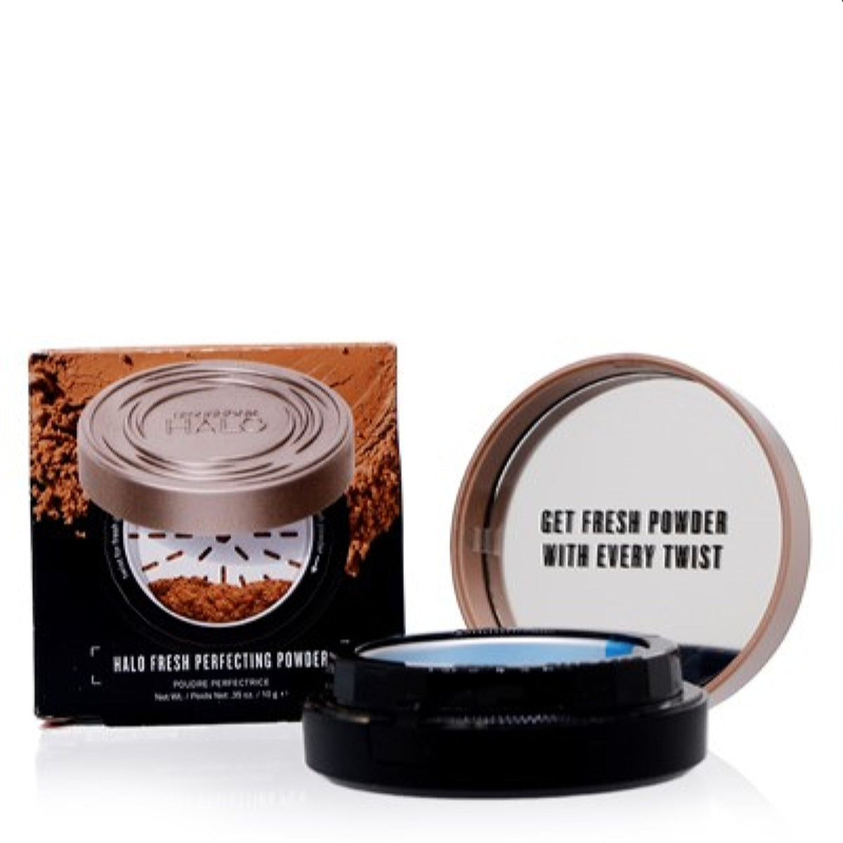 Smashbox Halo Fresh Perfecting Powder (Dark Neutral) 0.35 Oz (10 Ml)  