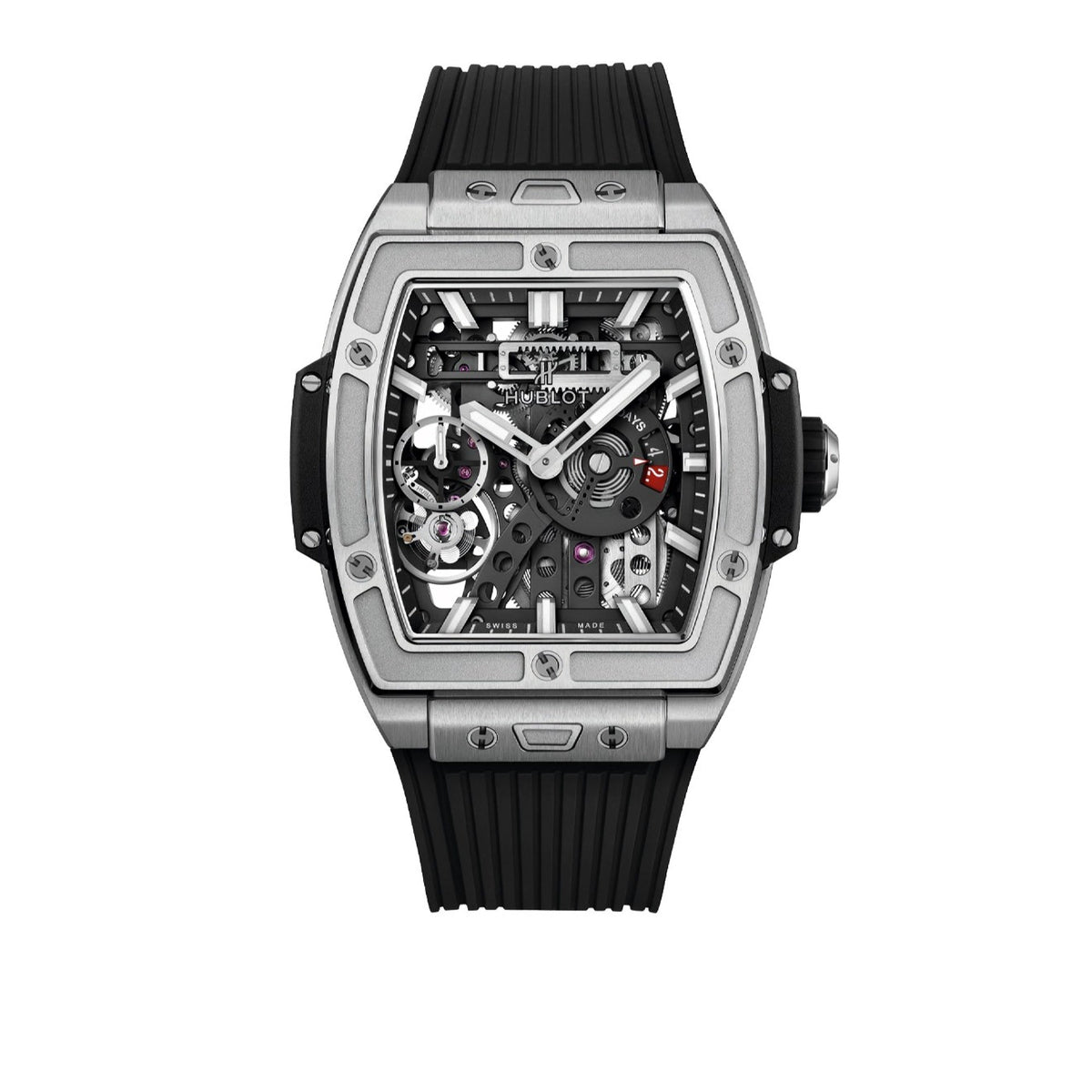 Hublot Men's 614.OX.1180.RX Spirit of Big Bang Black Rubber Watch
