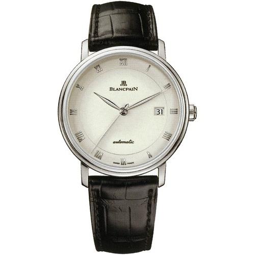 Blancpain Men's 6223-1542-55B Villeret Ultra Slim Black Leather Watch