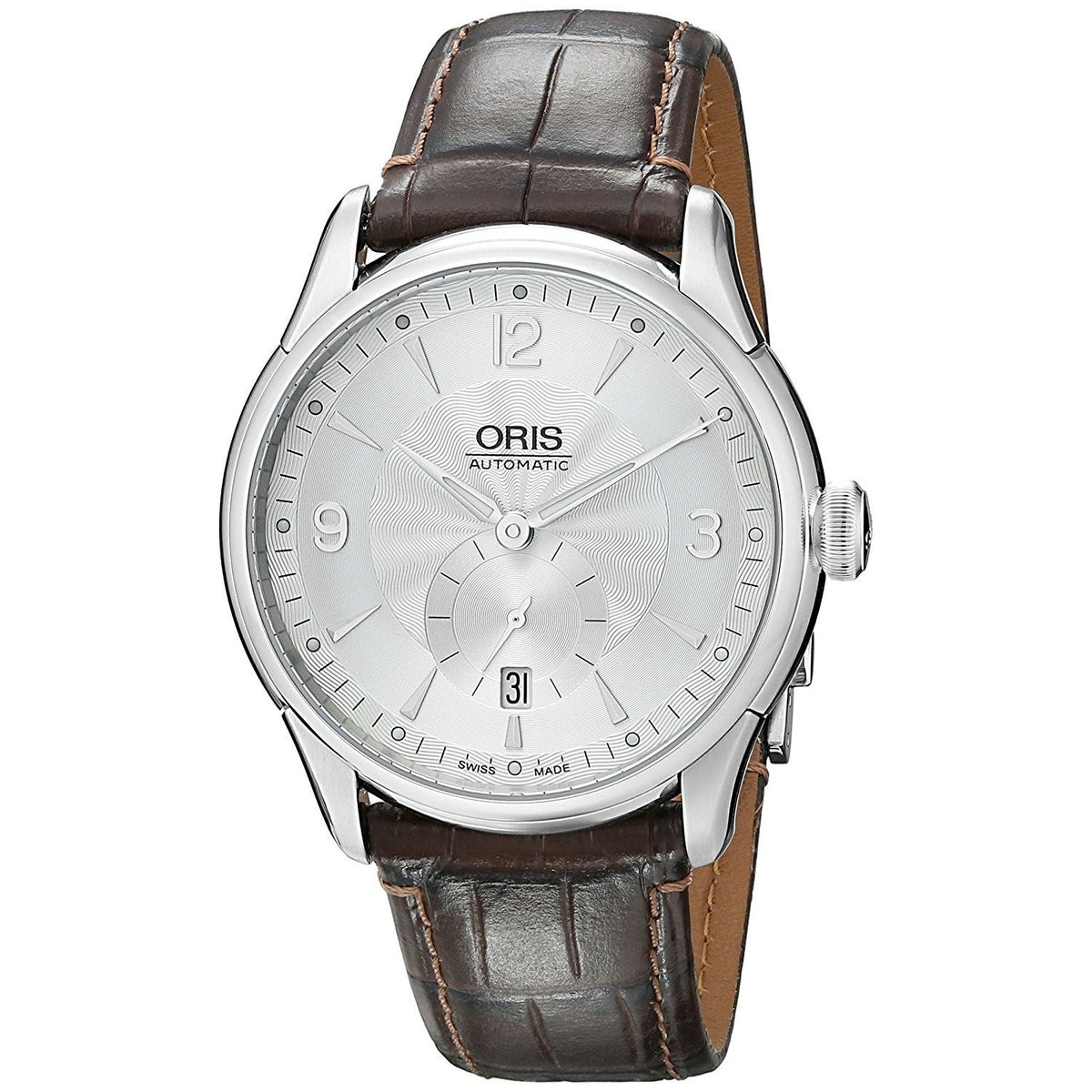 Oris Men&#39;s 62375824071LS Artelier Automatic Brown Leather Watch