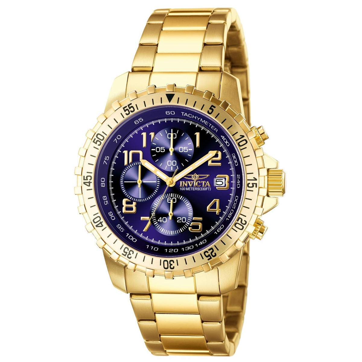 Invicta Men&#39;s 6399 Specialty Multi-Function Gold-tone Stainless Steel Watch