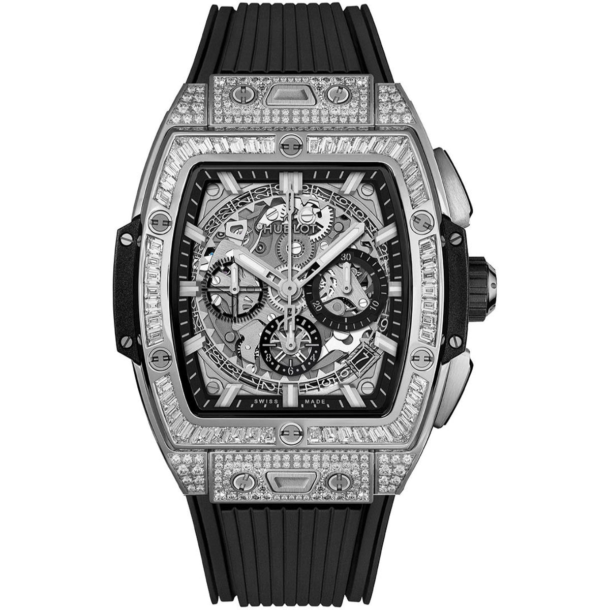 Hublot Men's 642.NX.0170.RX.0904 Spirit of Big Bang Chronograph Black Rubber Watch
