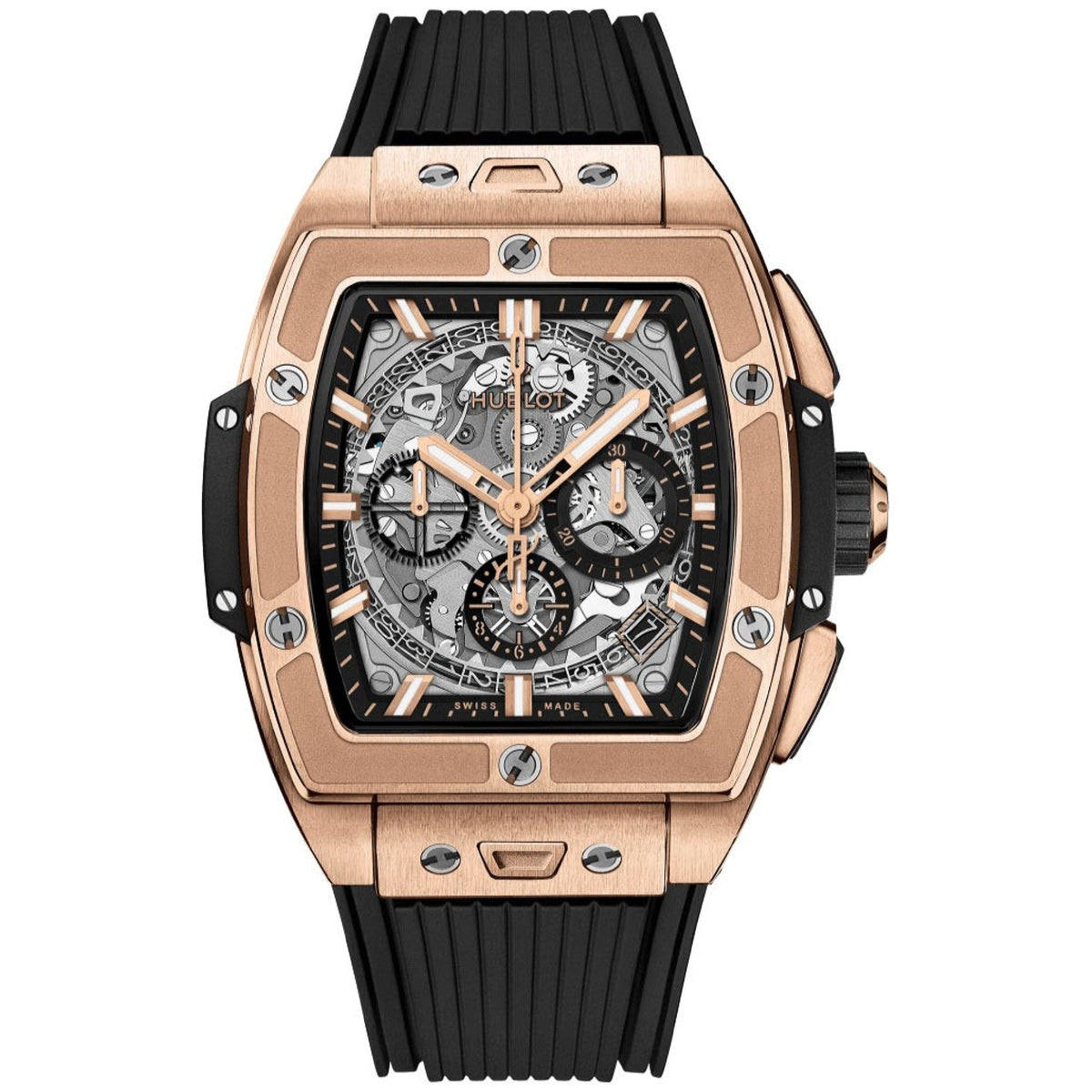 Hublot Men's 642.OX.0180.RX Spirit of Big Bang Chronograph Black Rubber Watch