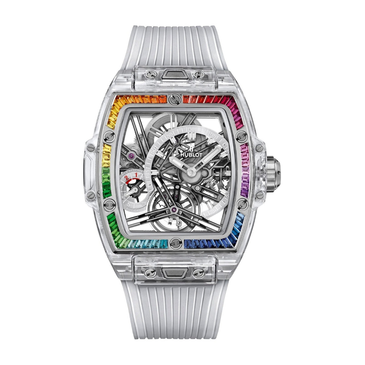 Hublot Men's 645.JX.5120.RT.4099 Spirit of Big Bang Translucent Rubber Watch