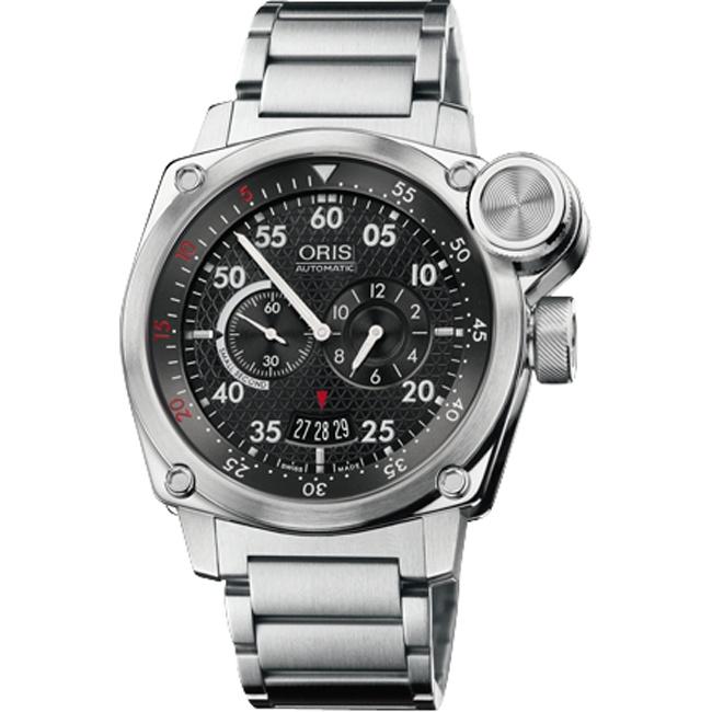 Oris Men's 64976324164MB BC4 Der Meisterflieger Self Wind Stainless Steel Watch