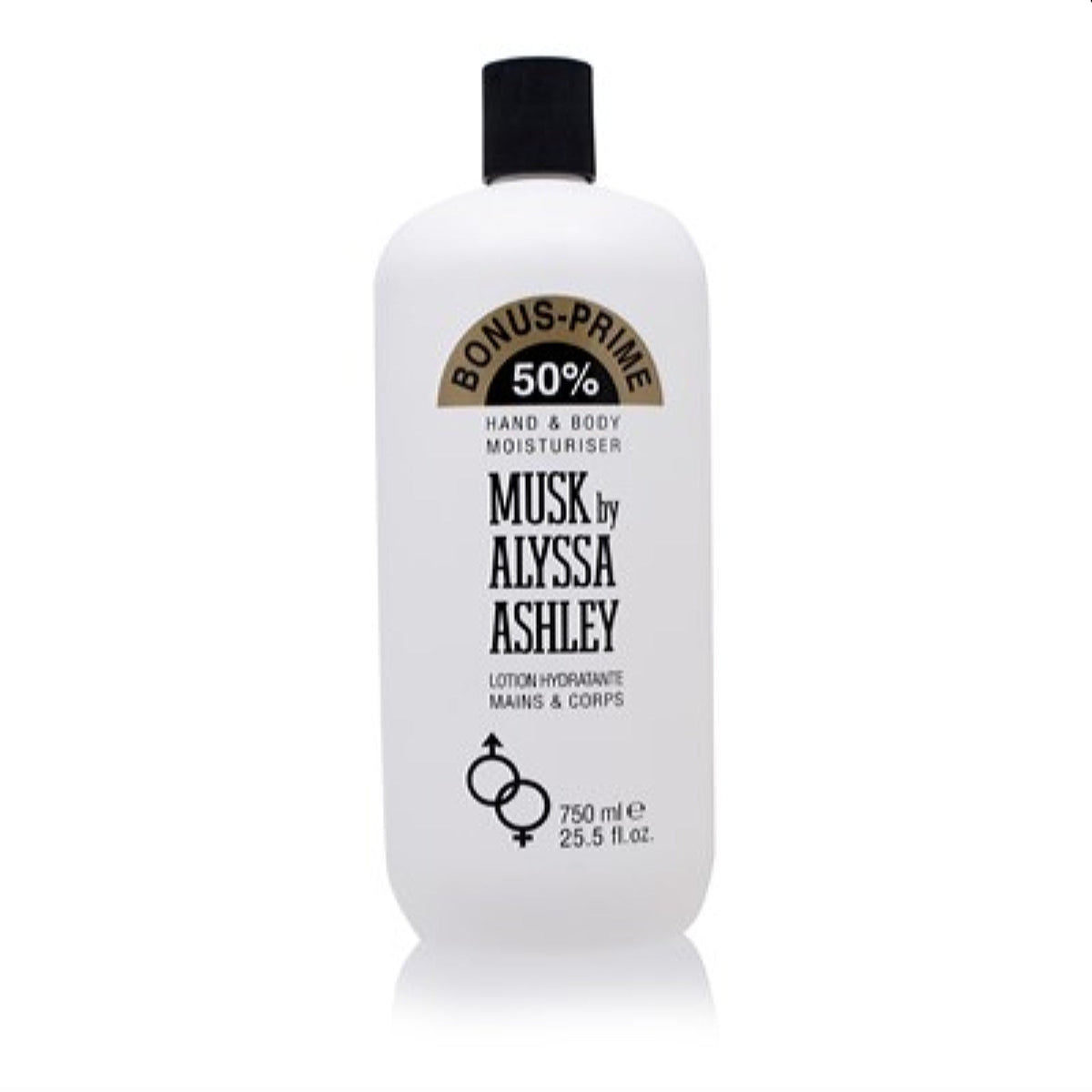 Alyssa Ashley Musk Alyssa Ashley Hand And Body Moisturizer 25.5 Oz (750 Ml) Unisex 73527