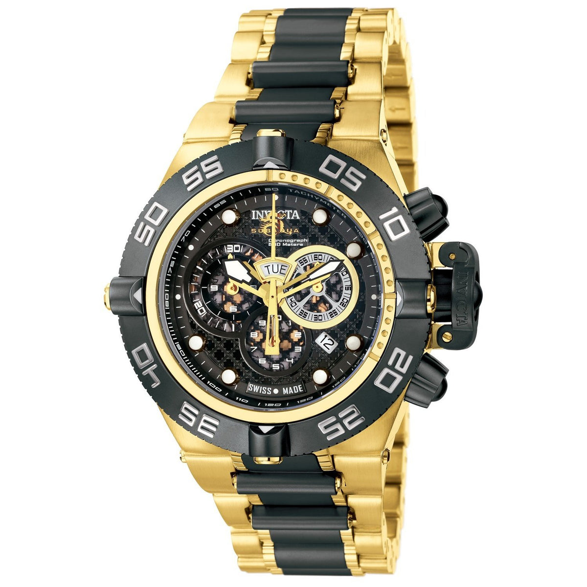 Invicta Men&#39;s 6562 Subaqua Noma IV Black and Gold-Tone Stainless Steel Watch