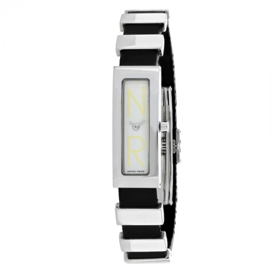 Nina Ricci Women's 66201WW Classic Black Rubber Watch
