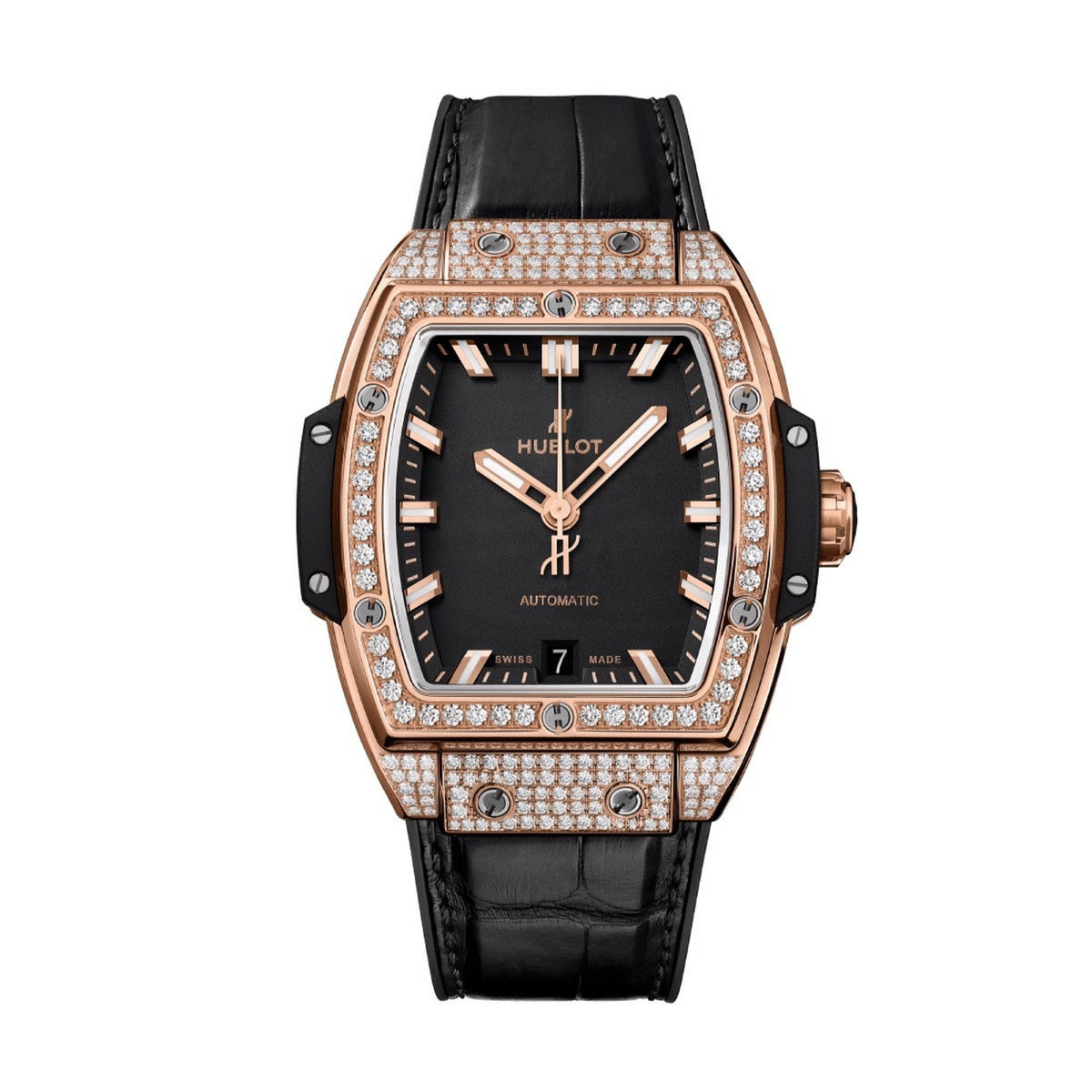 Hublot Women's 665.OX.1180.LR.1604 Spirit of Big Bang Black Leather Watch