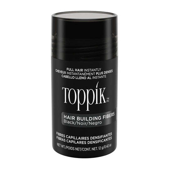 Toppik Hair Building Fibers (Black) .42 Oz (12 Ml)