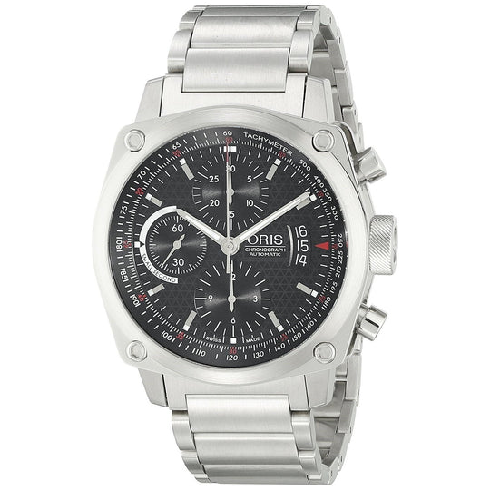 Oris Men's 67476164154MB BC4 Automatic Chronograph Stainless Steel Watch