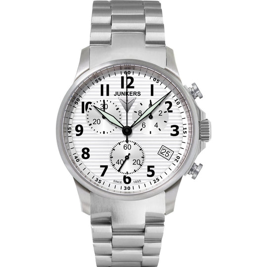 Junkers Men's 6890m-1 Chronograph Stainless Steel Watch
