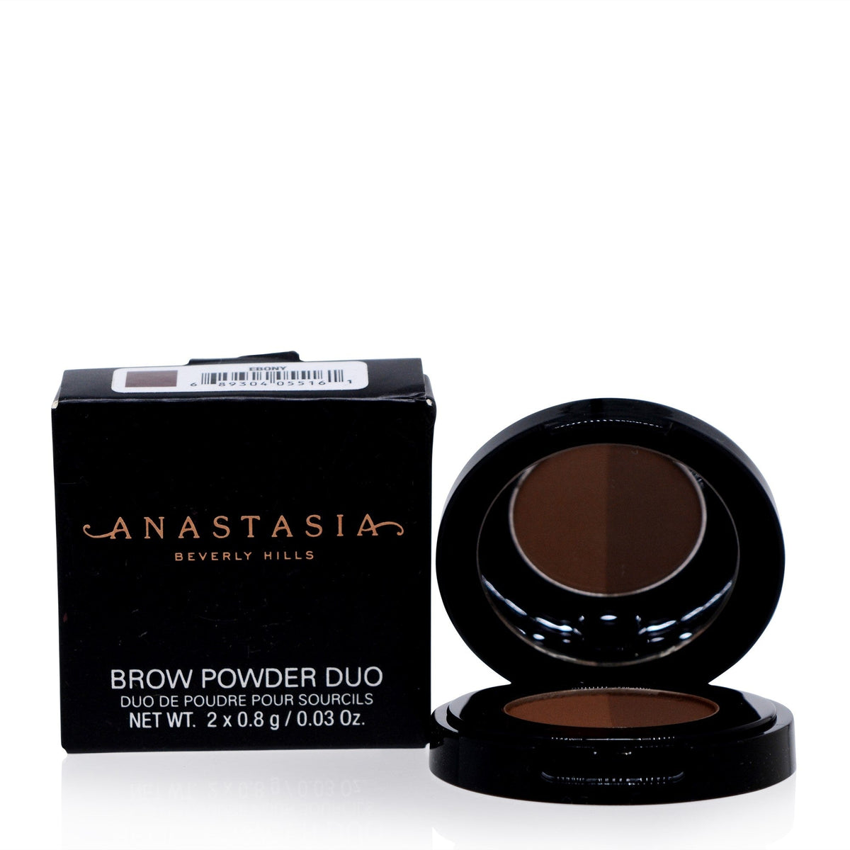 Anastasia Beverly Hills Brow Powder Duo (Ebony) 2 X 0.03 Oz 0.8G  