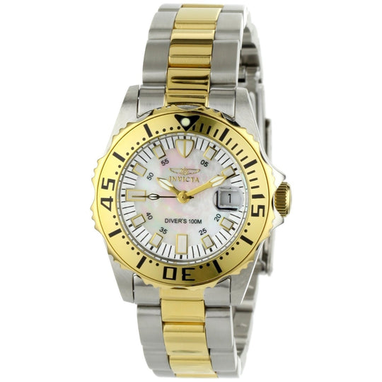 Invicta Women's 6895 Pro Diver Gold-tone and Silver Stainless Steel Watch