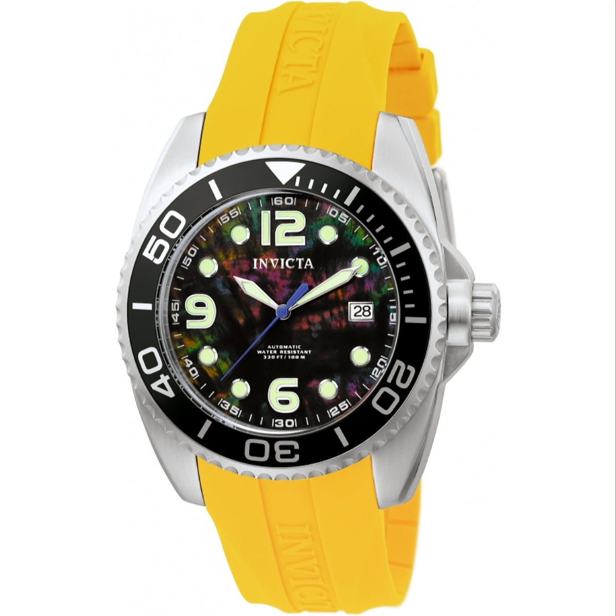 Invicta Men's 6997 Pro Diver Automatic Yellow Polyurethane Watch