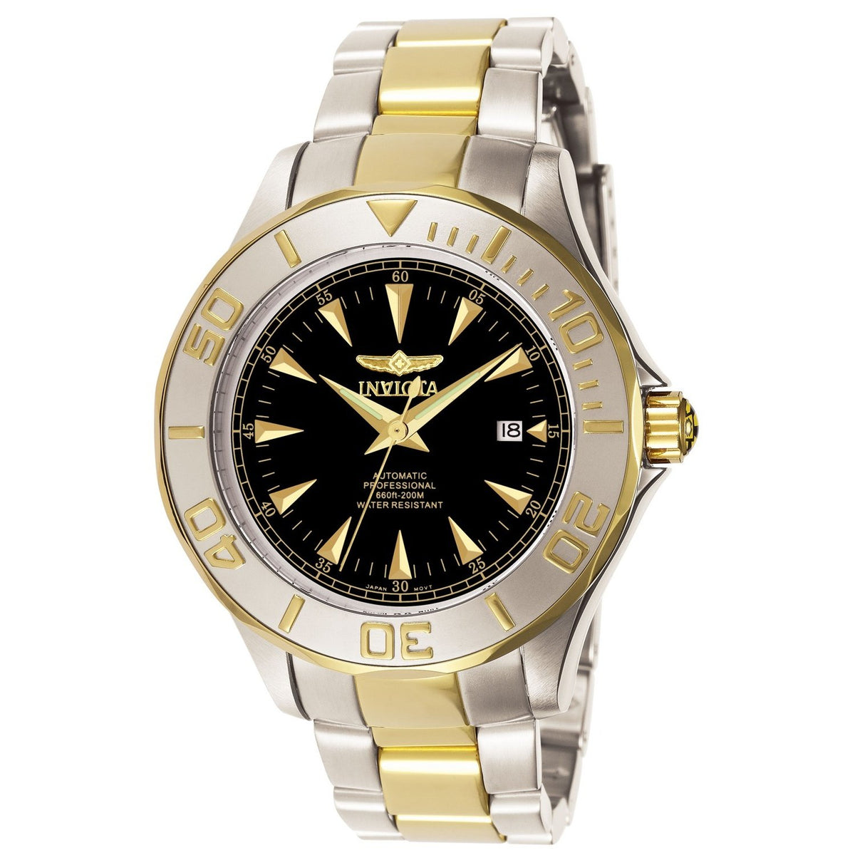 Invicta Men&#39;s 7037 Signature Gold-Tone and Silver Stainless Steel Watch