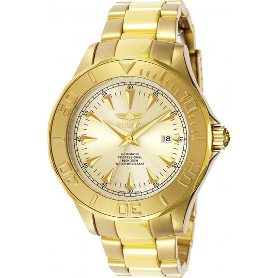 Invicta Men's 7039 Signature Automatic Gold-tone Stainless Steel Watch