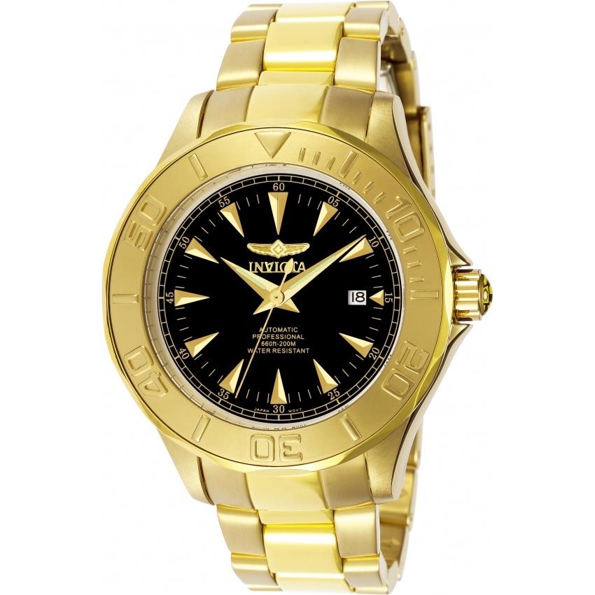 Invicta Men's 7040 Signature Automatic Gold-Tone Stainless Steel Watch