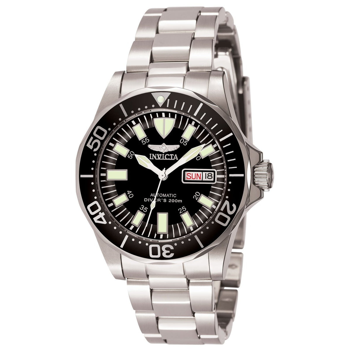 Invicta Men&#39;s 7041 Signature Automatic Stainless Steel Watch