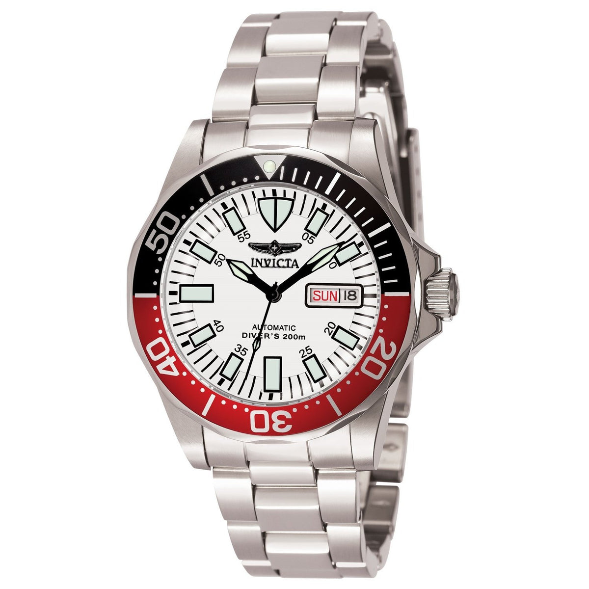 Invicta Men&#39;s 7044 Signature Automatic Stainless Steel Watch