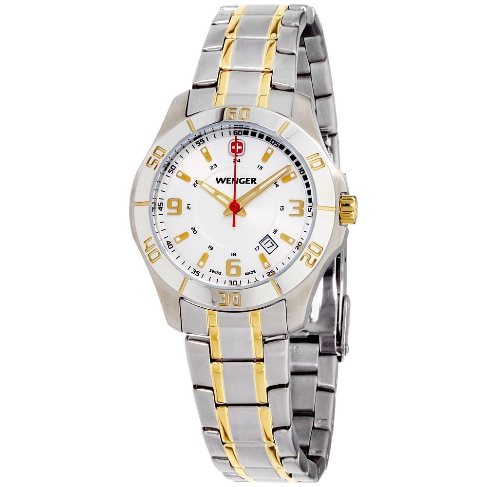 Wenger Women&#39;s 70496 Alpine Two-Tone Stainless Steel Watch