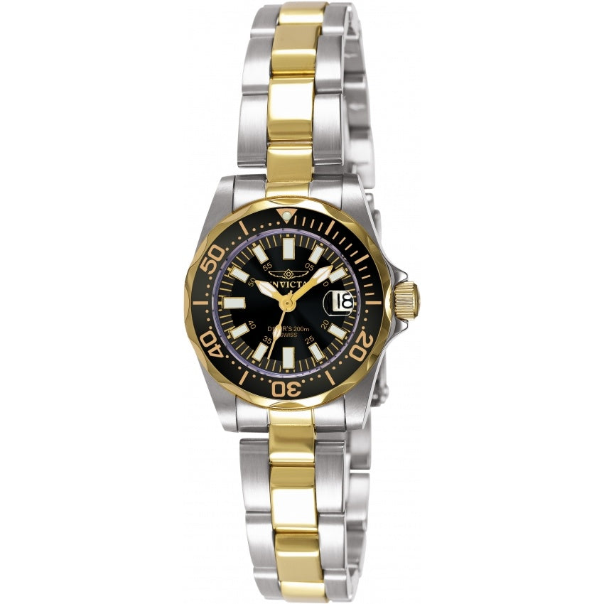 Invicta Women's 7064 Signature Gold-Tone and Silver Stainless Steel Watch