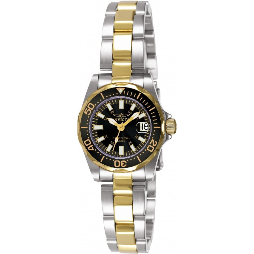 Invicta Women&#39;s 7064 Signature Gold-Tone and Silver Stainless Steel Watch